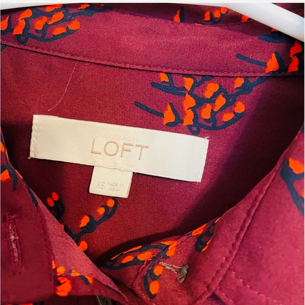 Lofts Button Down Top - Picture 7 of 8